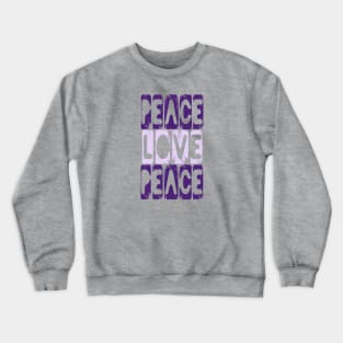 Peace & Love Crewneck Sweatshirt